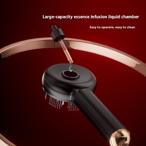 Peine de Masaje Eléctrico con Microcorriente Ems, Masajeador de Cabeza con Luz Roja e Infusión de Aceites Esenciales, Instrumento Multifuncional para el Cuidado del Cabello H-GO1 - Product Image 5