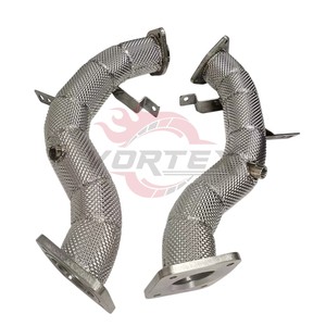 Collecteur d'échappement haute performance en acier inoxydable poli miroir Vortex pour Chevrolet Corvette C8 ZR1 5.5T V8 bi-turbo - Product Image 2
