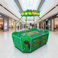 Machine de jeu vidéo d'arcade à monnayeur, jeu de rédemption de billets pour enfants, thème Île des Dinosaures en perdition, machine de divertissement