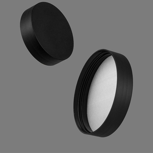 25ml 30ml 40ml 50ml 60ml 80ml chăm sóc da kem Matte Jar Đen <span class=keywords><strong>Pet</strong></span> mỹ phẩm nhựa Jar với nhựa nắp vặn - Product Image 4