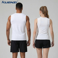 Débardeur Kuenzi personnalisé avec logo, vierge pour impression, coupe standard 5X, sans manches, 47% modal, 47% coton, 6% élasthanne, 180 GSM