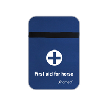 Sac bandoulière bleu JCMED, nouveau modèle, trousse de premiers secours et de survie avec fournitures médicales d'urgence essentielles