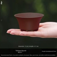 Mini pots de fleurs en résine pour succulentes, design minimaliste à base d'eau, pour usage au sol dans les centres commerciaux, jardinières durables pour cactus et bonsaïs