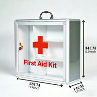Boîte de présentation médicale pour pharmacie en alliage d'aluminium avec design portable et fermeture à clé pour un contrôle rapide des stocks, usage hospitalier