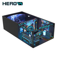 Simulateur de vol HEROVR Projecteur de cinéma numérique Cinéma orbital 3D Bioskop en fête visuelle