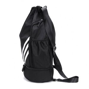 Sac à dos de sport avec cordon de serrage - Sac de natation et de fitness avec poche résistante à l'humidité - Product Image 6