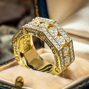 Anello Geometrico 3D per Uomo, Elegante Gioiello da Dito alla Moda - Product Image 2