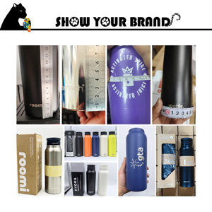 Phòng tập thể dục phích nước chai thép không gỉ Phích chân không bình nhiệt chai nước nóng và lạnh phích với điện thoại di động chủ - Product Image 2