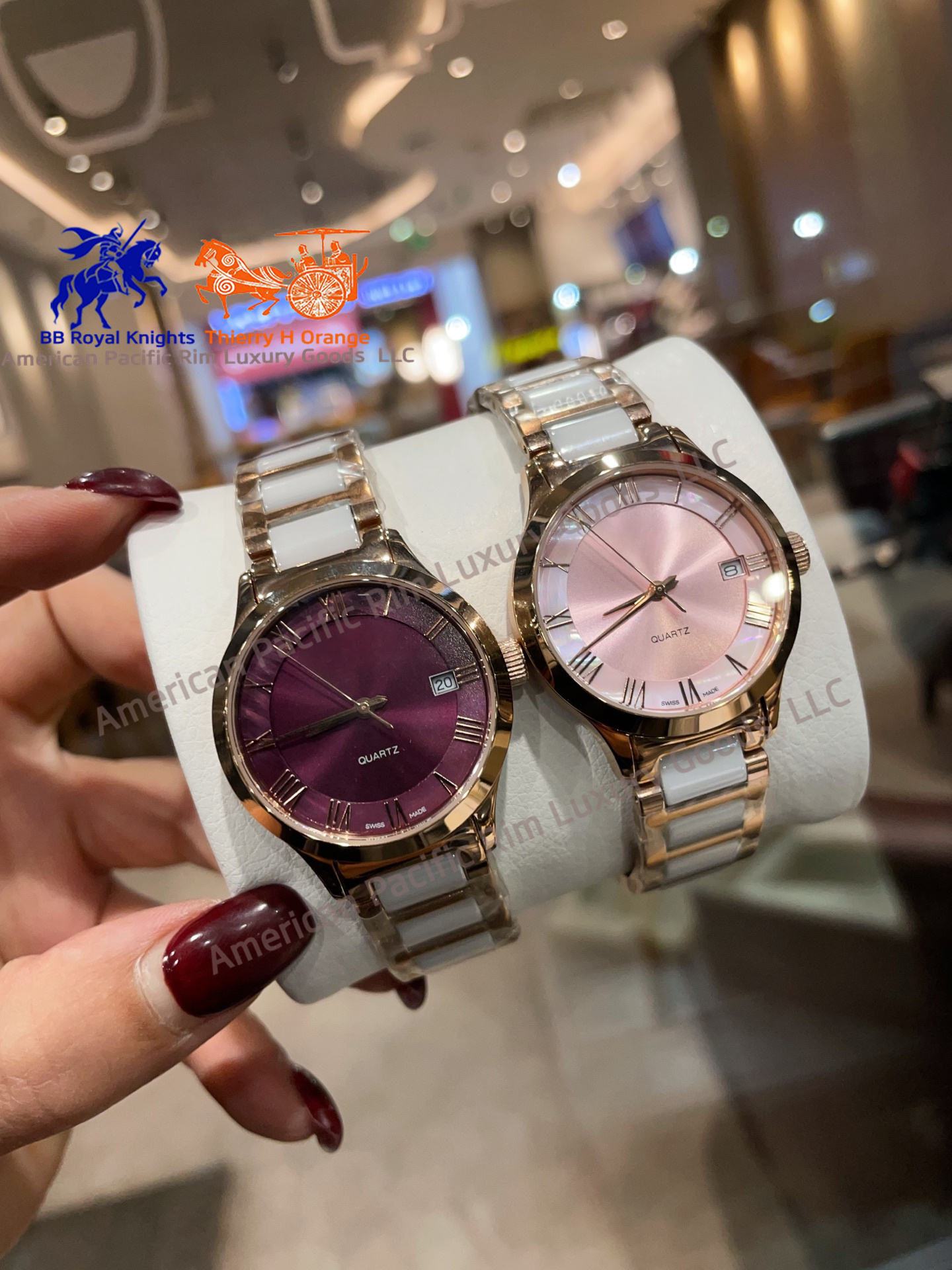 Pink (strap, dial, bezel optional)