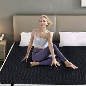 Feuille de mise à la terre antistatique 198*137cm/78*53.9 pouces avec trou respirant et cordon de mise à la terre de 15 pieds pour détendre le corps et soulager le <span class=keywords><strong>Stress</strong></span> - Product Image 5