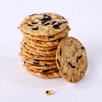 OEM, venta al por mayor, galletas de pastel de arroz de algas marinas, aperitivos de grano crujiente en varios sabores, Chocolate, queso, crema, huevo, Nori con sabor salado