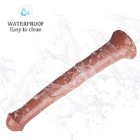 Dildo animal super long de 44 cm, pénis en plastique réaliste de grande taille, jouets sexuels pour femmes et hommes, gros pénis, jouets sexuels.