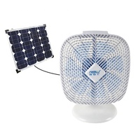 Nouvelle arrivée DC5V Smart WiFi Contrôle numérique Batterie portable Ventilateur de table rechargeable avec charge solaire