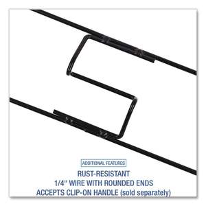 Boardwalk 48 Pulgadas X 5 pulgadas Estructura de fregona con clip chapada en zinc 5 en 1 con mango extensible - Product Image 3