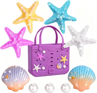 Sac de plage ajustable en PVC couleur personnalisée, accessoires de sac fourre-tout de plage imperméables avec breloque