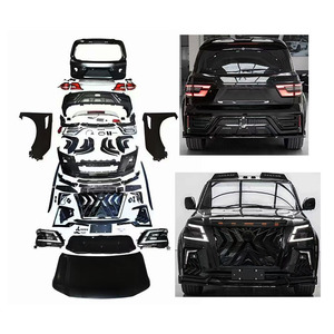 Bộ body kit Nissan Patrol 2010-2019 Y62 nâng cấp 2020: Cản trước, đèn pha, nắp capo, chắn bùn, nắp cốp sau, phụ tùng cũ và mới - Product Image 1