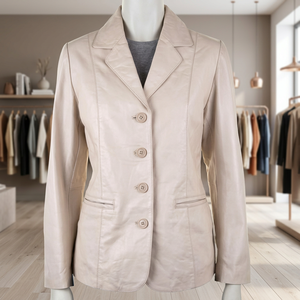 Chaqueta de Motocicleta de Invierno Vintage para Adultos, Impermeable, de Piel de Vaca, con Cuello Alto - Product Image 2