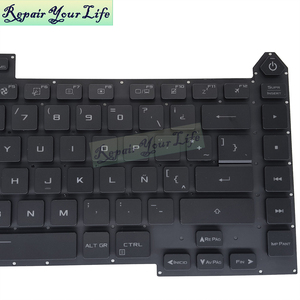 LA ละติน RGB แป้นพิมพ์แล็ปท็อปสําหรับ <span class=keywords><strong>Asus</strong></span> Rog Strix G15 <span class=keywords><strong>G513</strong></span> G513RW G513RC G513RM G513QR G513QM 0KNR0-481JLA00 V202826FE1 - Product Image 3