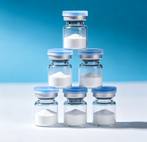<b>Empty</b> Clear Glass Vials For Lyophilized Powder, 3/5/10ml With Blue Flip Caps, Custom Packing <b>Box</b> Wholesale Bulk - Product Image 2