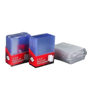 Lot de 50 protège-cartes 3'x4' à chargement par le haut + 35pt en plastique rigide avancé avec impression couleur intégrale, boîte cadeau pour jeux de société - Product Image 2