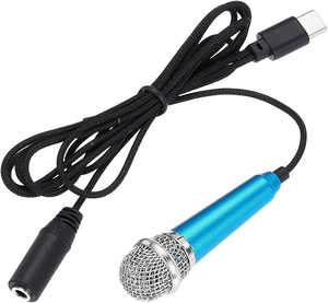 Microfono USB C <span class=keywords><strong>Portatile</strong></span> per Karaoke, Microfono Cablato per Telefoni Android, per Registrazione Vocale, Canto, Interviste e Vlog - Product Image 3