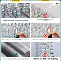 Conduit flexible en aluminium à double couche pour la ventilation CVC, utilisation en appartement, chauffage/refroidissement