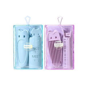 Ensemble de pinces à boucler les cheveux LMLTOP, 2 pièces avec peigne, outils de coiffage en résine plastique pour femmes et filles - Product Image 1