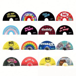 Abanico de Mano Grande de Bambú Premium de 33 cm con Diseño de Araña Altamente Reflectante y Técnica Pintada para Fiestas - Product Image 2