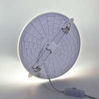 Voyant mené sans cadre mené rond intelligent tricolore lumineux superbe du panneau 24W Dimmable