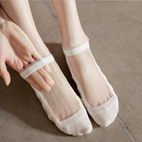 5 paires/lot été court femmes blanc chaussettes bas Tube Cool chaussettes ensemble mignon impression cheville pied couverture mode nouveau Kawaii chaussette