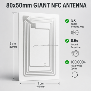 Carte de commentaires Google NFC autocollante en acrylique noir 12x12cm, <span class=keywords><strong>plaque</strong></span> intelligente à puce 2mm 80x50mm avec ruban Changrong 511 pour table - Product Image 6