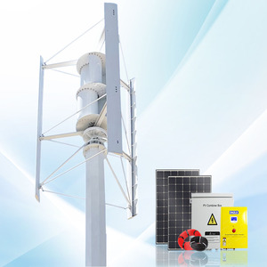 กังหันลมแกนตั้ง EU 20kw 30kw 50kw 100kw สำหรับติดตั้งบนหลังคาบ้านพักอาศัย 48v 96v 120v 380v สำหรับใช้ในบ้าน - Product Image 1