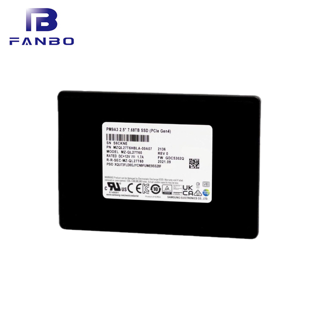 PM9A3 7.68TB PCIe Gen4 X4 NVMe U.2 Data Center SSD MZ-QL27T60 MZQL27T6HBLA-00A07