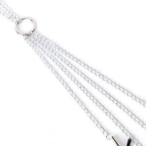 Pinza para pezones de cuatro cabezas con cadena, pinza vaginal, pinza para senos, juguete sexual para adultos, color oro y plata - Product Image 2