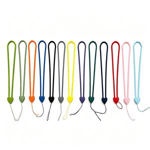 Love Silicone Party Gift, Phone <b>Strap</b>, Multi-color <b>Strap</b>, Short Design, Creative <b>Wrist</b> <b>Strap</b>, Fan Suspension - Product Image 1