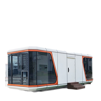 Cabine de bureau portable moderne, système de climatisation inclus, prêt à l'emploi pour poste de travail professionnel