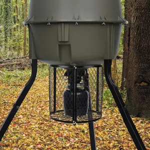 ステンレス鋼は屋外の森のためのクイックロックで鹿の餌箱バーミントフィーダーケージを保護します