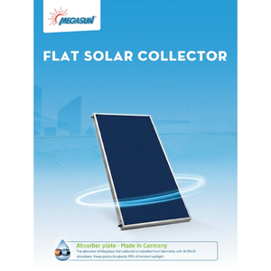 Système de chauffe-eau solaire à plaque plate en alliage d'aluminium 200L, pressurisé, thermosiphon, classe énergétique A+, résidentiel, extérieur - Product Image 1