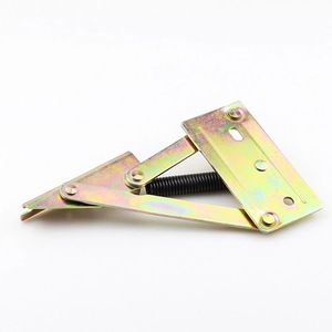 Furniture <b>Hinge</b> <b>Spring</b> Plate <b>Hinge</b> For Coffee Table Folding Mechanism Black And Colorful Hot Rolled Steel Surface Mount - Product Image 1