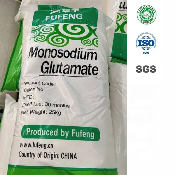 Nhà Máy Giá Tinh Thể Trắng 30 40 60 80 100 Lưới 25Kg 99% Độ Tinh Khiết Fufeng MSG Monosodium Glutamate