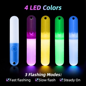 Bâton lumineux LED personnalisé en <span class=keywords><strong>ABS</strong></span> avec 3 capsules LED, 3 modes d'éclairage (fixe et clignotant) pour concerts Kpop, mariages et fêtes - Product Image 5