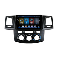 9 pulgadas 2Din pantalla táctil Android Multimedia auto Radio estéreo reproductor de DVD de coche para Fortuner Hilux 2008-2014 Manual aéreo condicional