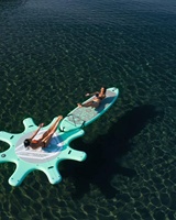 Tapis de yoga gonflable pliable souple pour sports nautiques, stand up paddle, surf, ski nautique, SUP