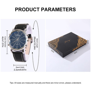 Business Gift <b>Set</b> Wallet Belt <b>Watch</b> <b>Set</b> Luxury Men's Accessories Father's Day Present Exquisite Gift Box - Product Image 5