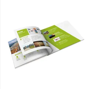 Voll farbiges Papier Benutzer definierte Broschüren Gefaltete Handout-Poster Flyer Drucken Geschäfts broschüre Broschüre Magazin Drucks ervice