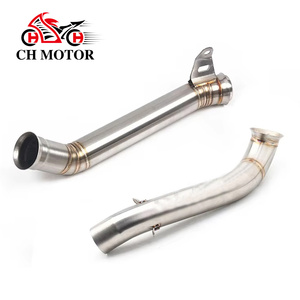 Tuyau de liaison intermédiaire d'échappement de <span class=keywords><strong>moto</strong></span>, raccordement au silencieux d'origine, glisse pour <span class=keywords><strong>KTM</strong></span> <span class=keywords><strong>Duke</strong></span> <span class=keywords><strong>690</strong></span> 2013-2020 pour Husqvarna 701 Svtpilen - Product Image 1