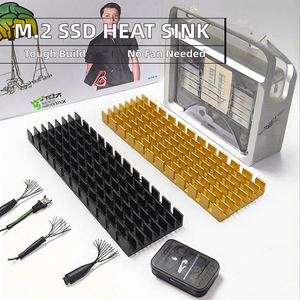 Disipador de Calor de Aleación de Aluminio NGFF Nvme M.2 2280 para SSD, Ventiladores de Refrigeración para Unidades de <span class=keywords><strong>Estado</strong></span> Sólido de Computadoras de Escritorio - Product Image 2