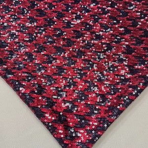 Rts 3mm <span class=keywords><strong>Sequins</strong></span> thêu Houndstooth sequin vải - Product Image 4