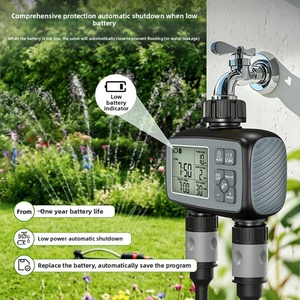 Programmable 2 Zones Hose Water <b>Timer</b> Large Display Auto Watering Controller Drip Irrigation Sprinkler Garden Plant Water System - Product Image 4