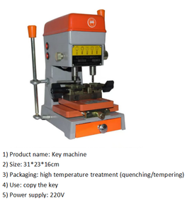Máquina de corte de llaves Defu vertical de microajuste 220V 12V, herramienta manual de cerrajería para llaves sin cortar y llaves en bruto - Product Image 2